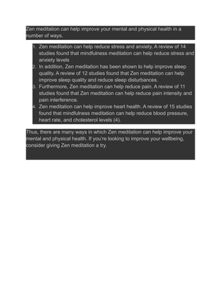 Zen Model.pdf What is Zen meditation.pdf