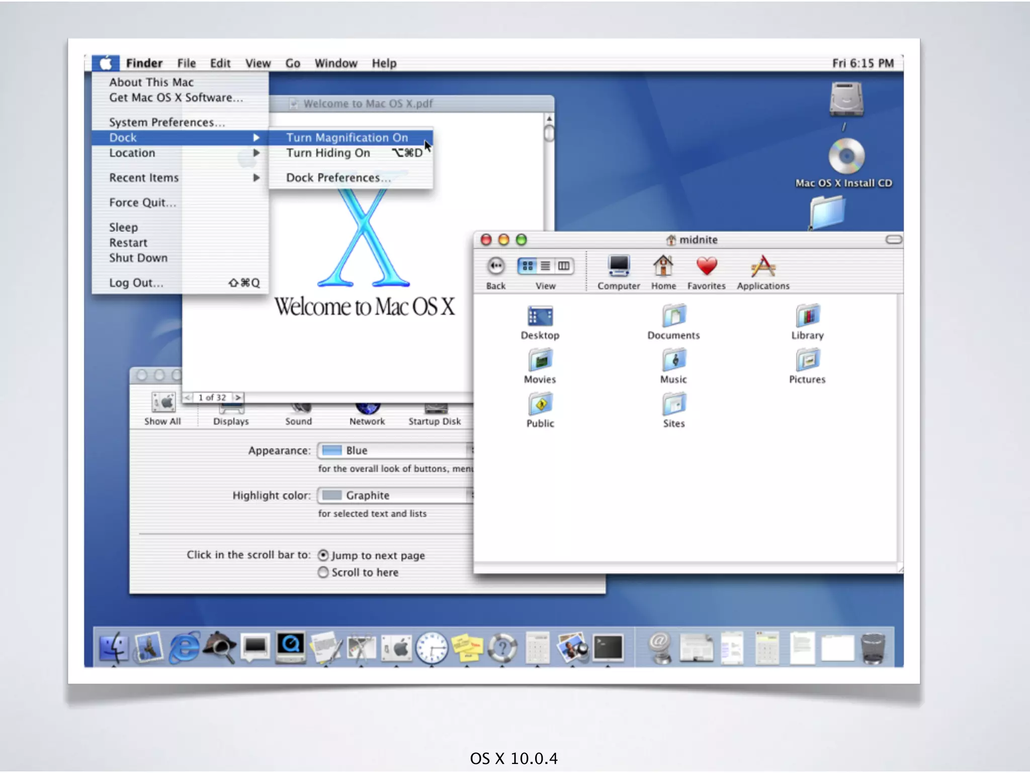 OS X 10.0.4