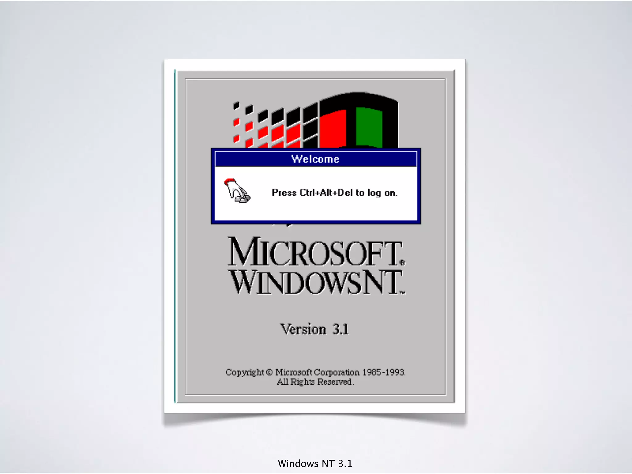 Windows NT 3.1