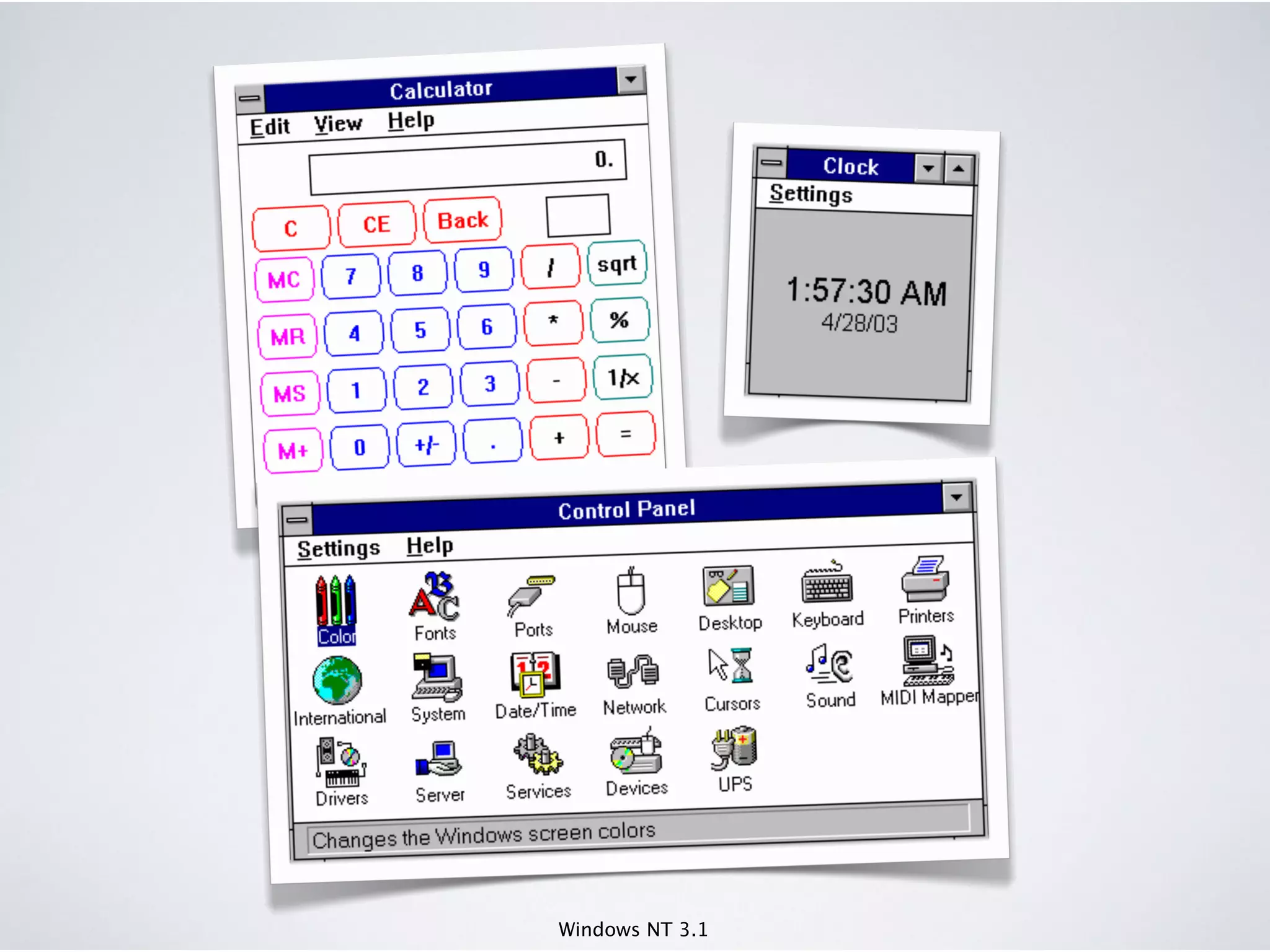 Windows NT 3.1