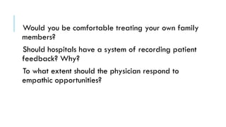 What it means to be a patient- NMC AETCOM module | PPTX