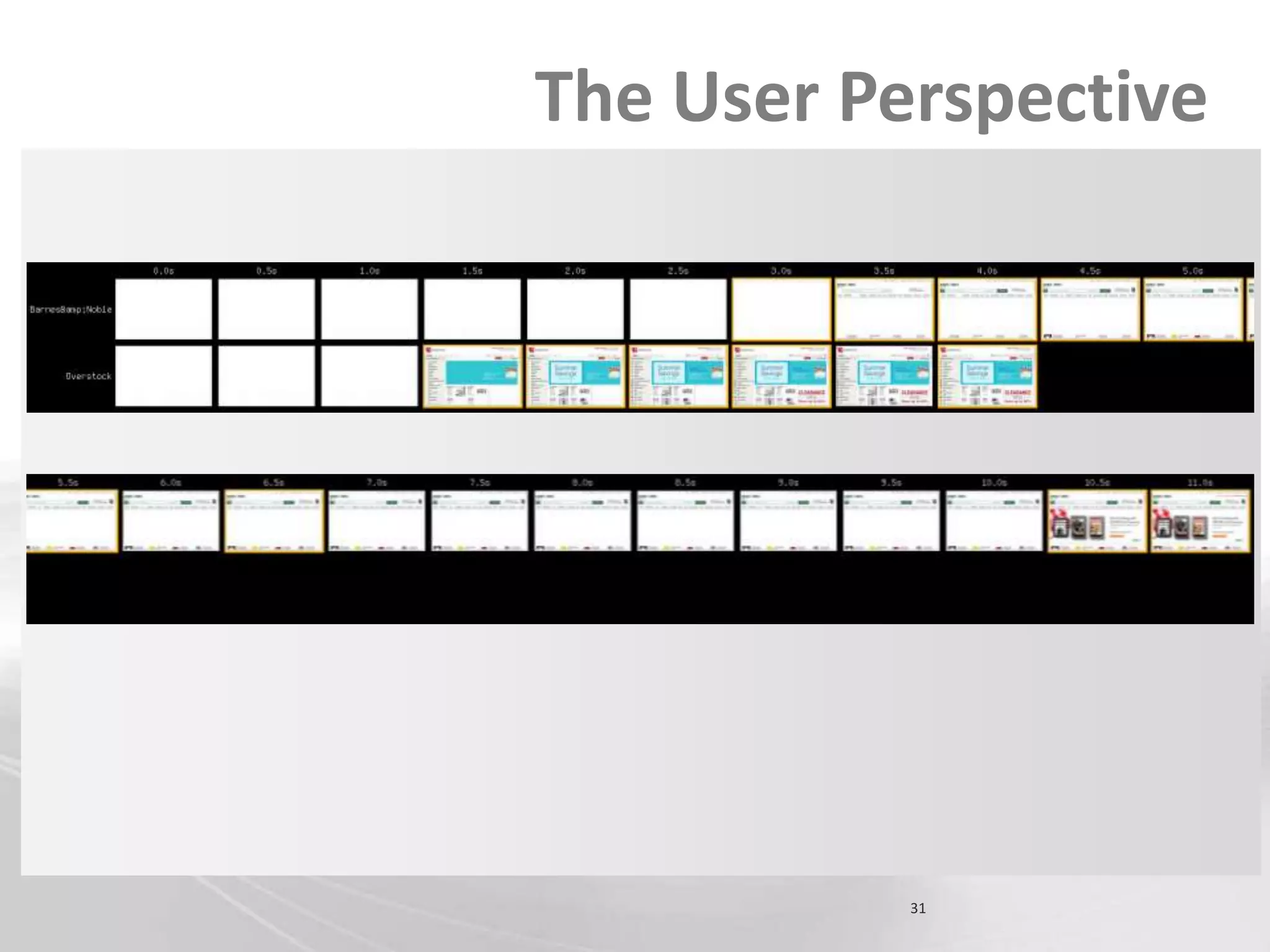 The User Perspective




           31
 