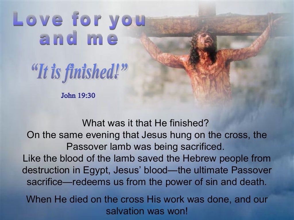 What jesus said on the cross