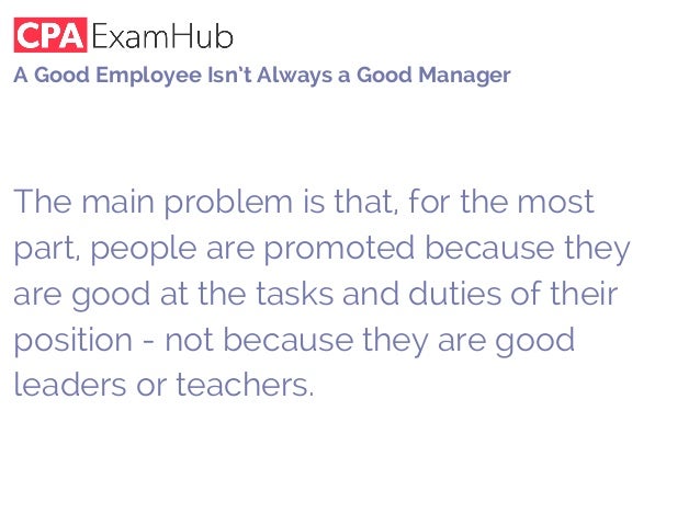 a bad manager