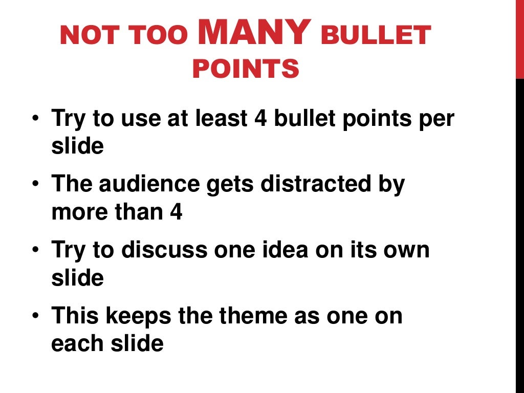 what makes a presentation bad