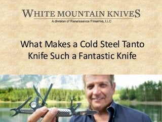What Makes a Cold Steel Tanto
Knife Such a Fantastic Knife
 