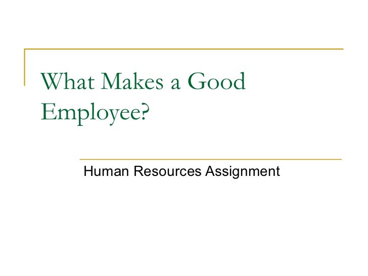 what makes a great employee