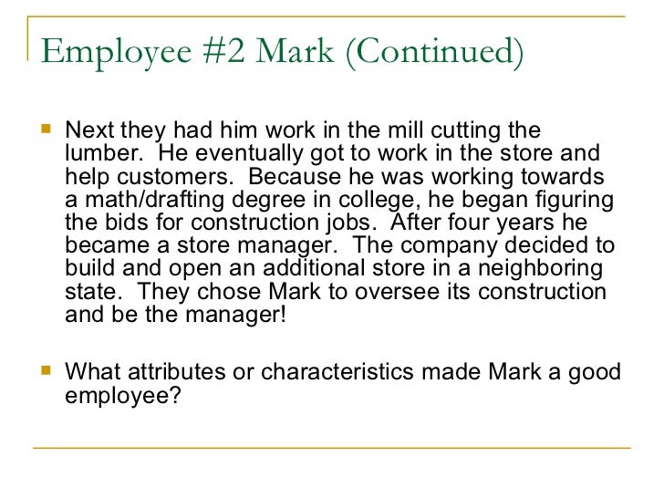 what makes a great employee