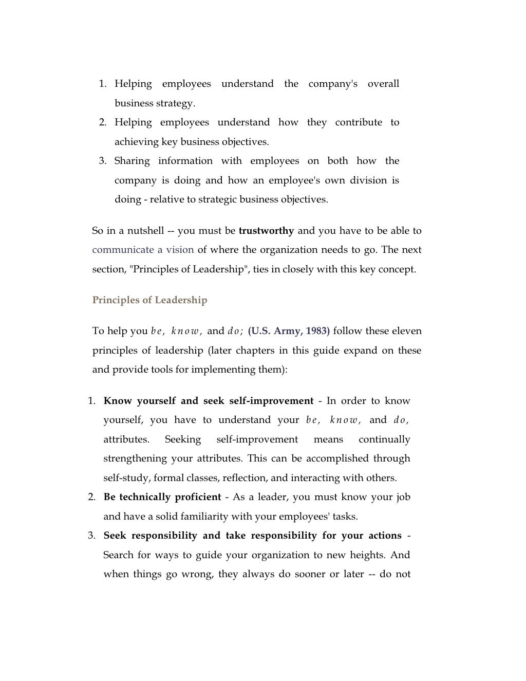 What Makes A Good Leader