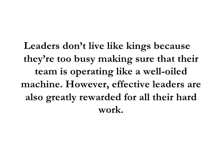 what makes a good team leader at work