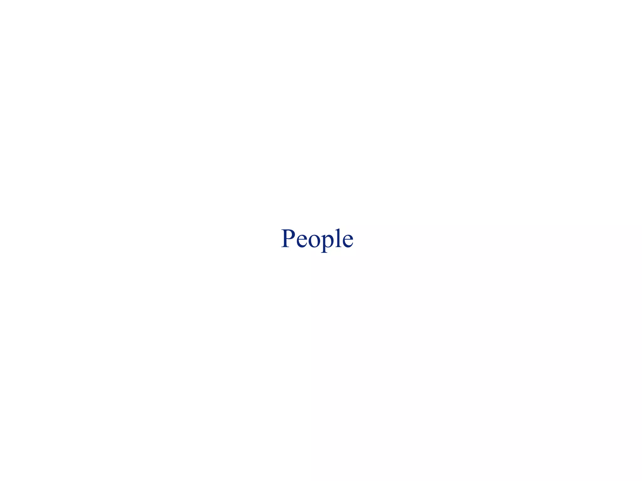 People 