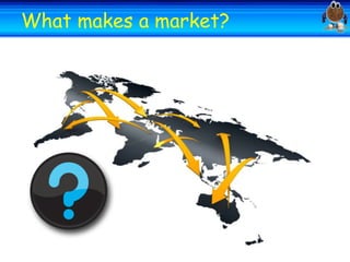 Welcome
What makes Welcome
a market?

 