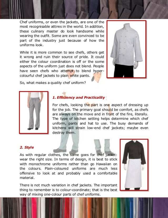 What Makes a Quality Chef Uniform?