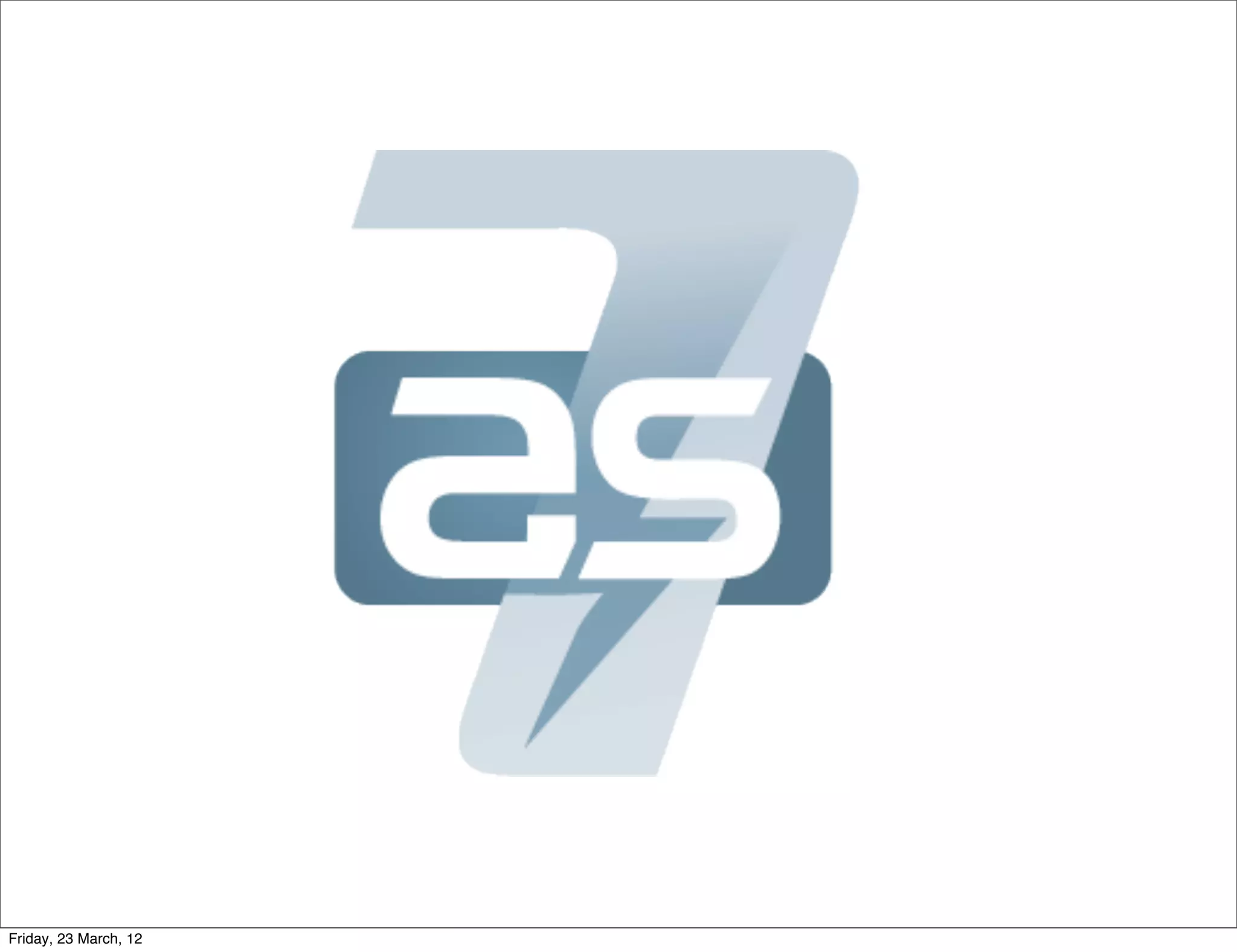 Friday, 23 March, 12
 