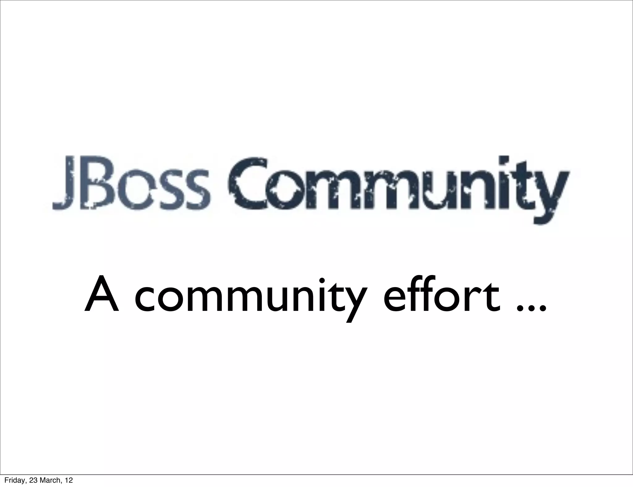 A community effort ...


Friday, 23 March, 12
 