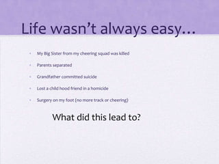 Believing in the Lord above is my motivation tokeeppushingtowardsmy goals. Education & Extra Curriculum Activites