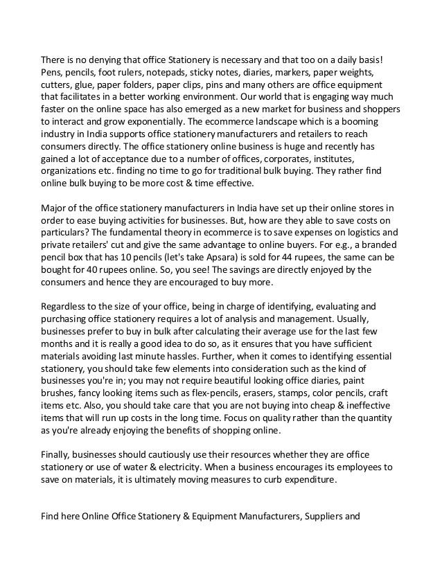 What makes online stationery an obvious choice!