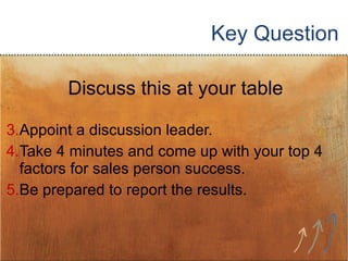 The Four Traits of Highly Successful Sales People | PPT