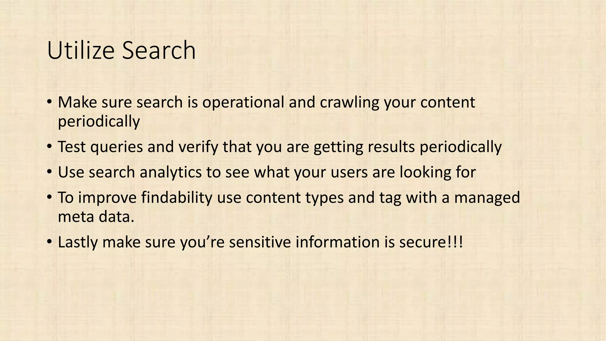 What Makes SharePoint UX Good? | PPT