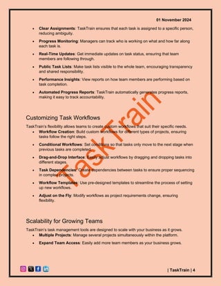 What Makes TaskTrain’s Task Management Tools Essential for Online ...