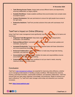 What Makes TaskTrain’s Task Management Tools Essential for Online ...