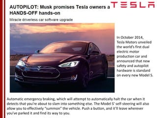 What makes Tesla Motors a great company? | PPTX