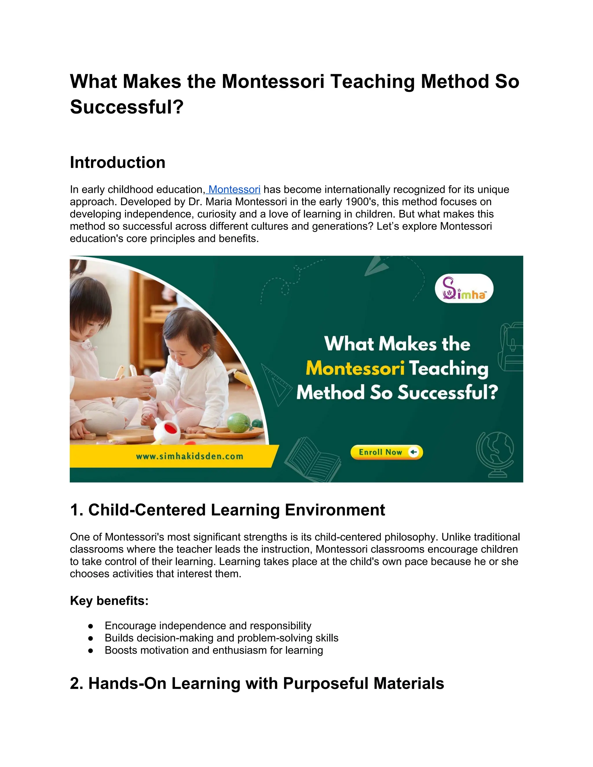 What Makes the Montessori Teaching Method So Successful.docx