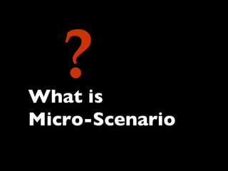 ? What is eLearning  Micro-Scenario 