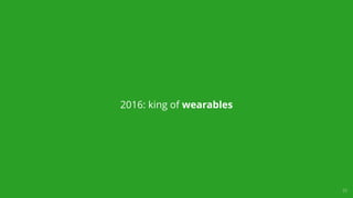G L A S S E F F E C T
2016: king of wearables
33
 