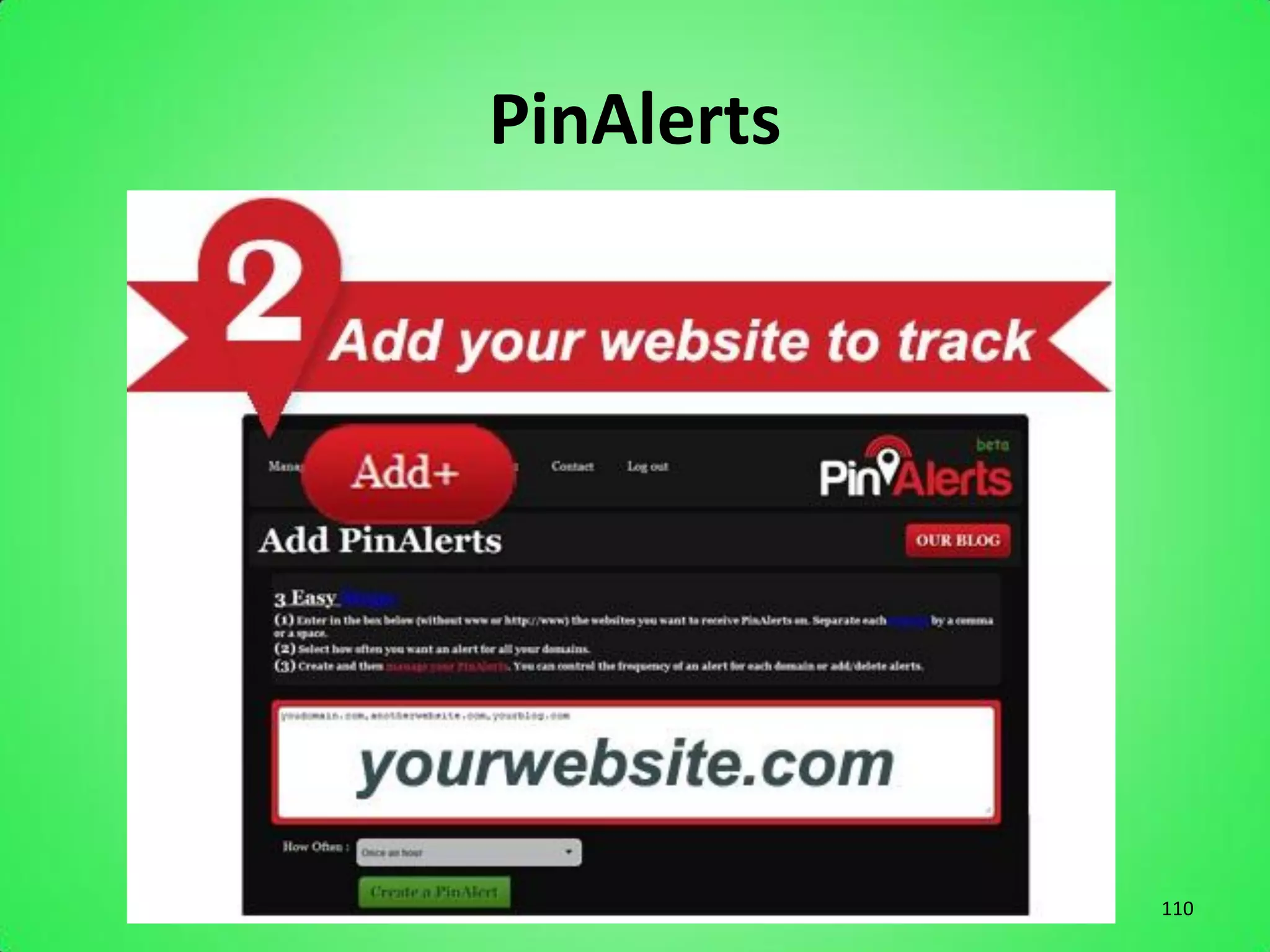 PinAlerts




            110
 