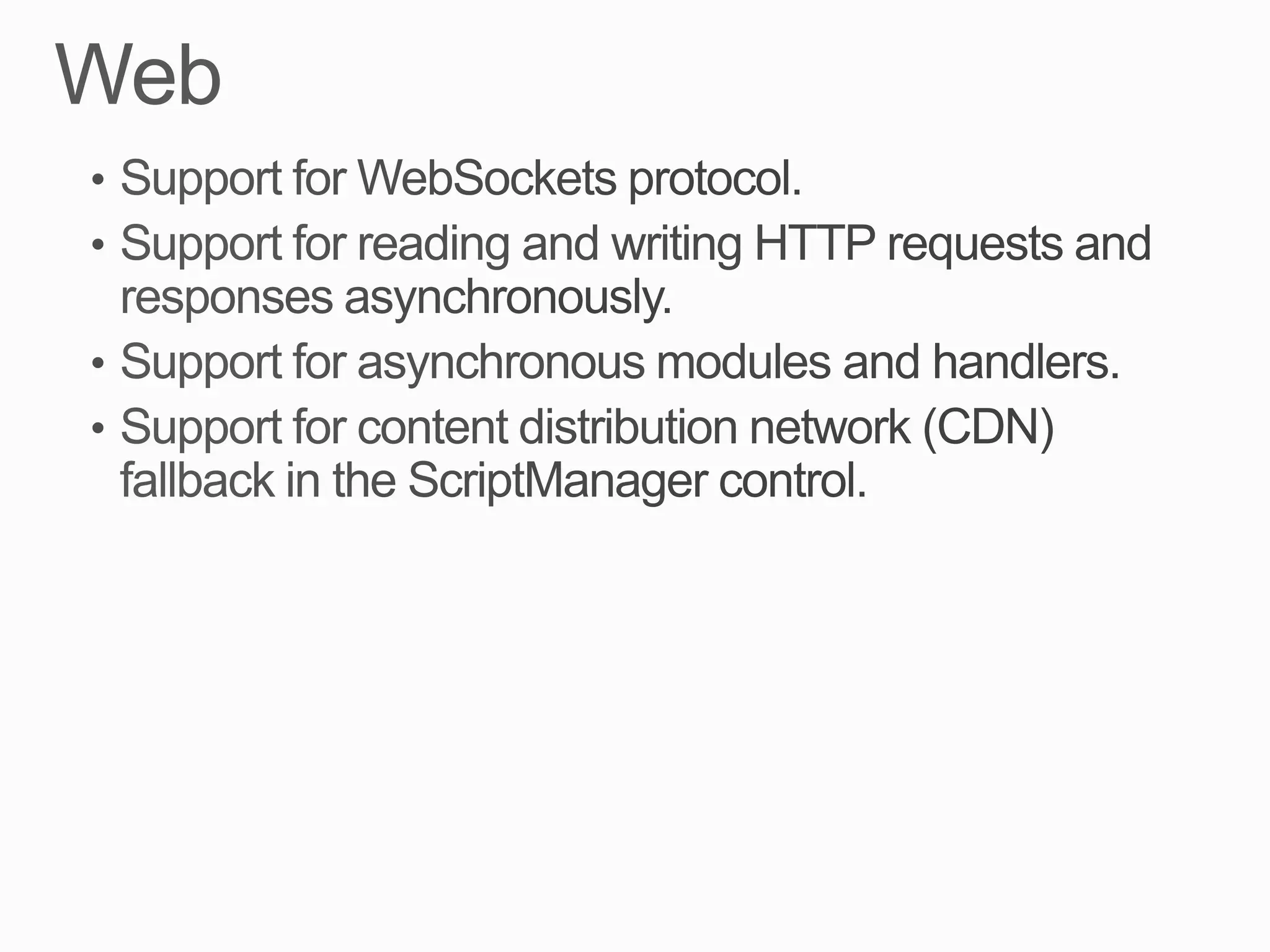 New features in .NET 4.5, C# and VS2012