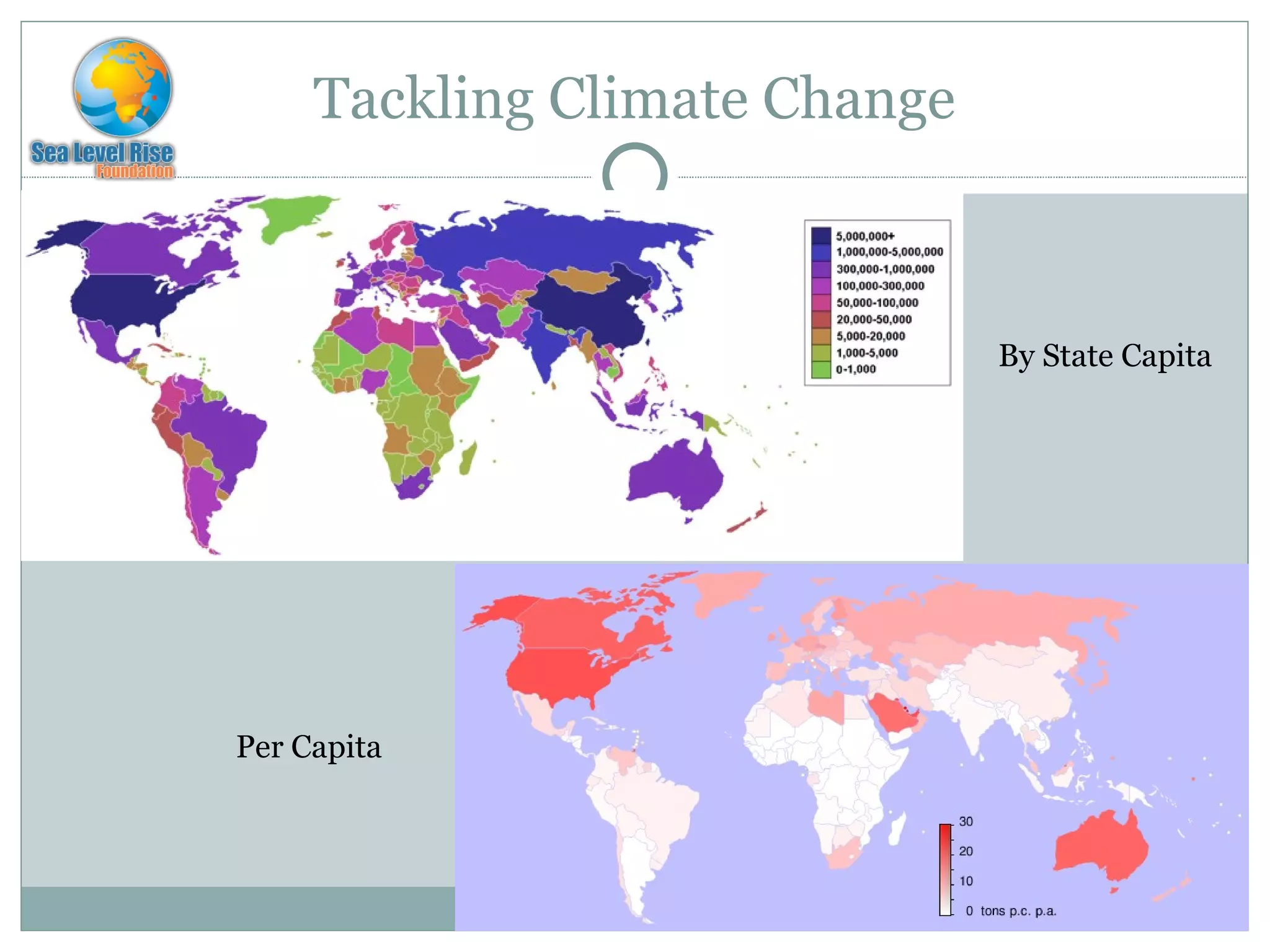 Tackling Climate Change Per Capita By State Capita 
