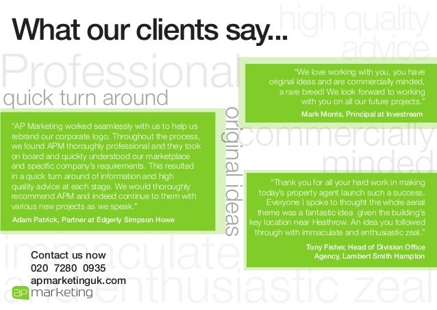What our clients say