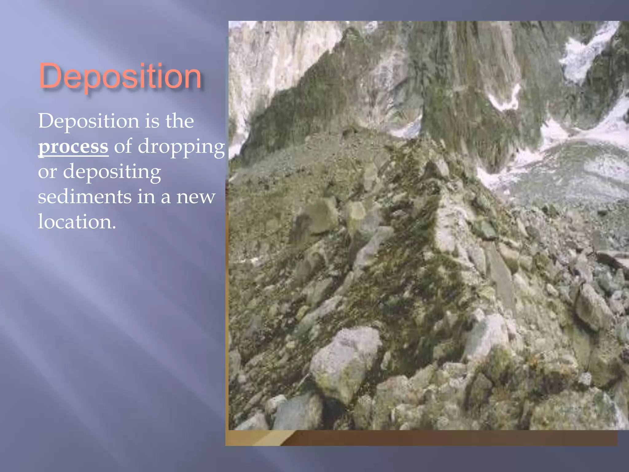 What processes change earth s surface ppt