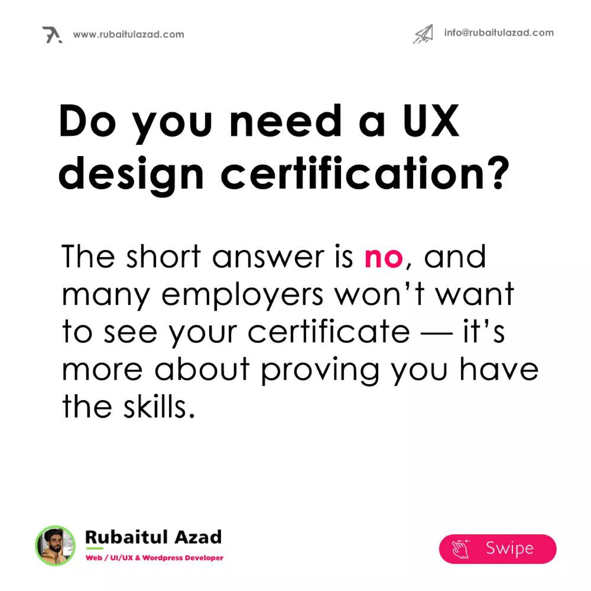 What qualifications do you need to be a ux designer