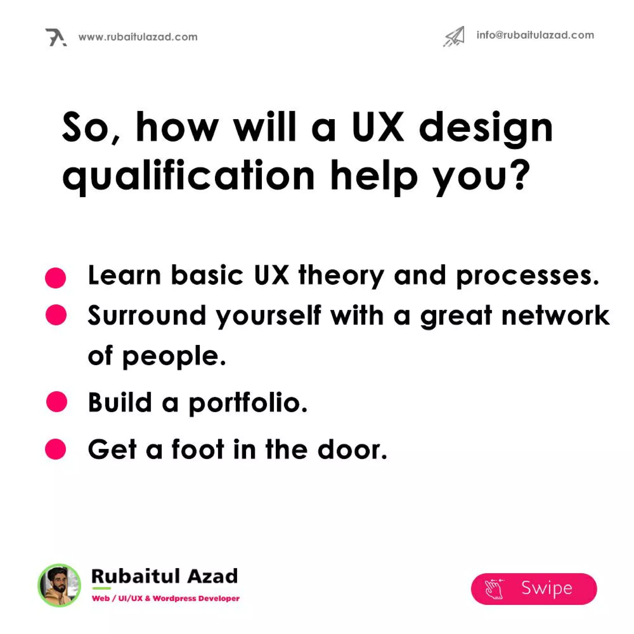 What qualifications do you need to be a ux designer
