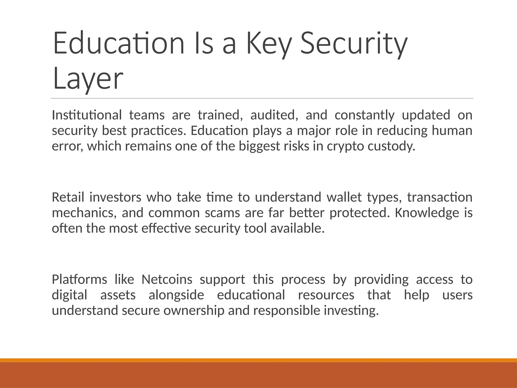 What Retail Investors Can Learn from How Institutions Store Billions in  Bitcoin Safely | PPTX