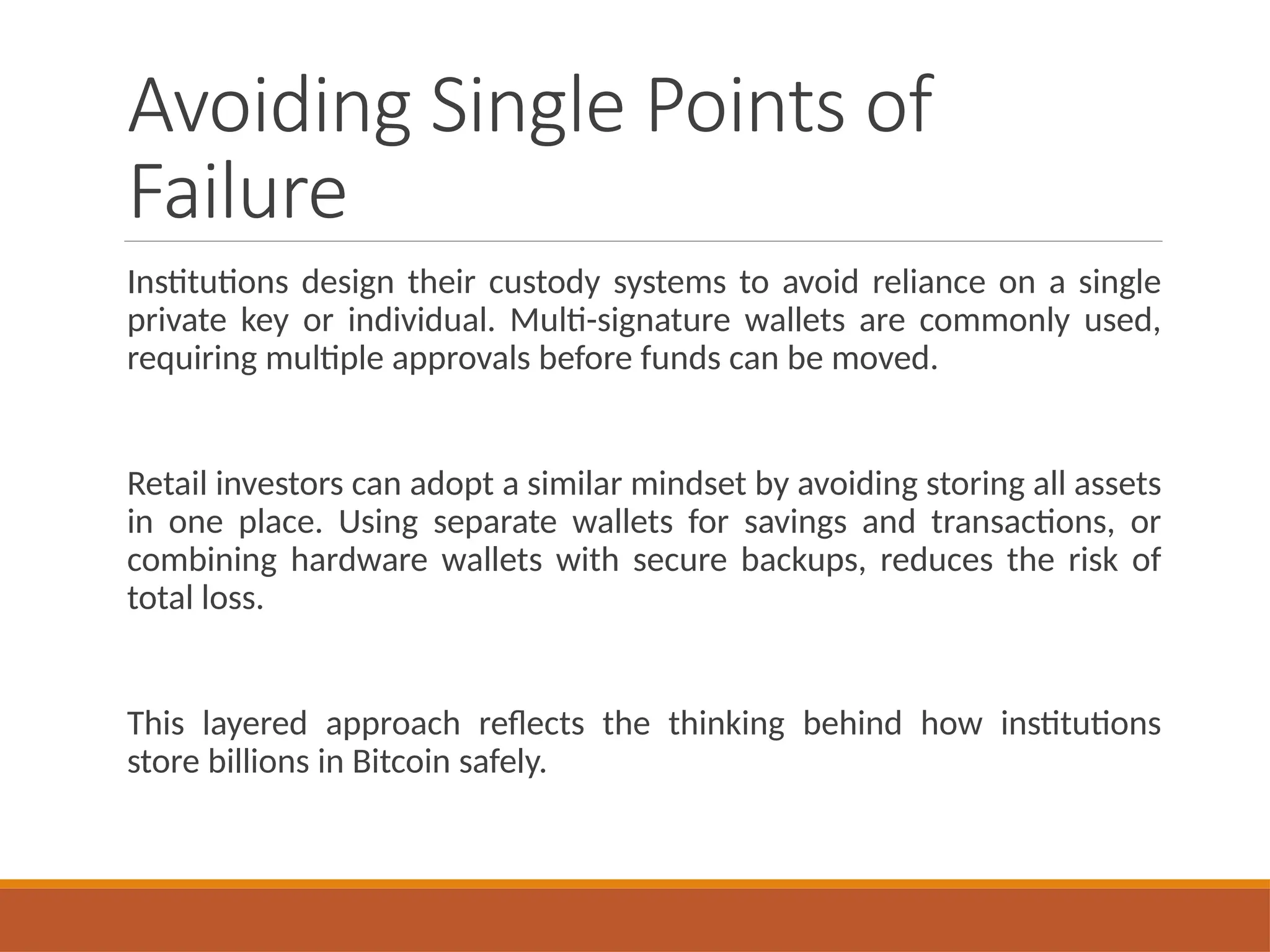 What Retail Investors Can Learn from How Institutions Store Billions in  Bitcoin Safely | PPTX