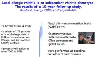 What rhinitis and sinusitis and poliposis | PPTX