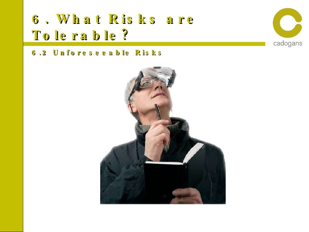 What Risks Are Tolerable?