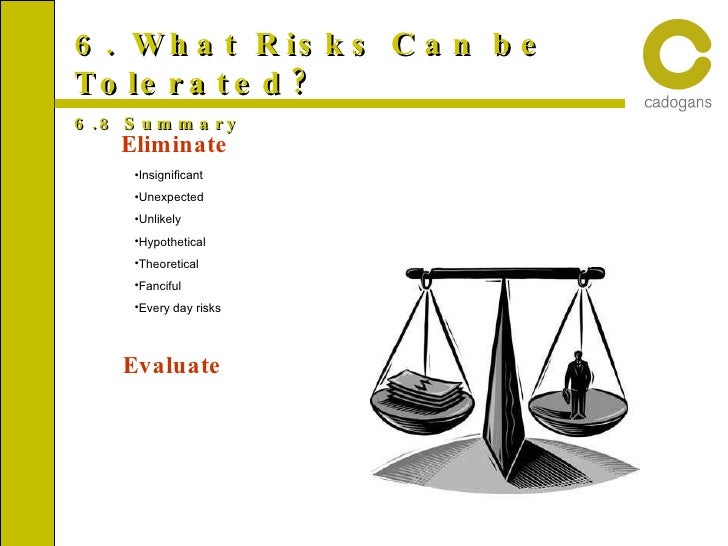 What Risks Are Tolerable?