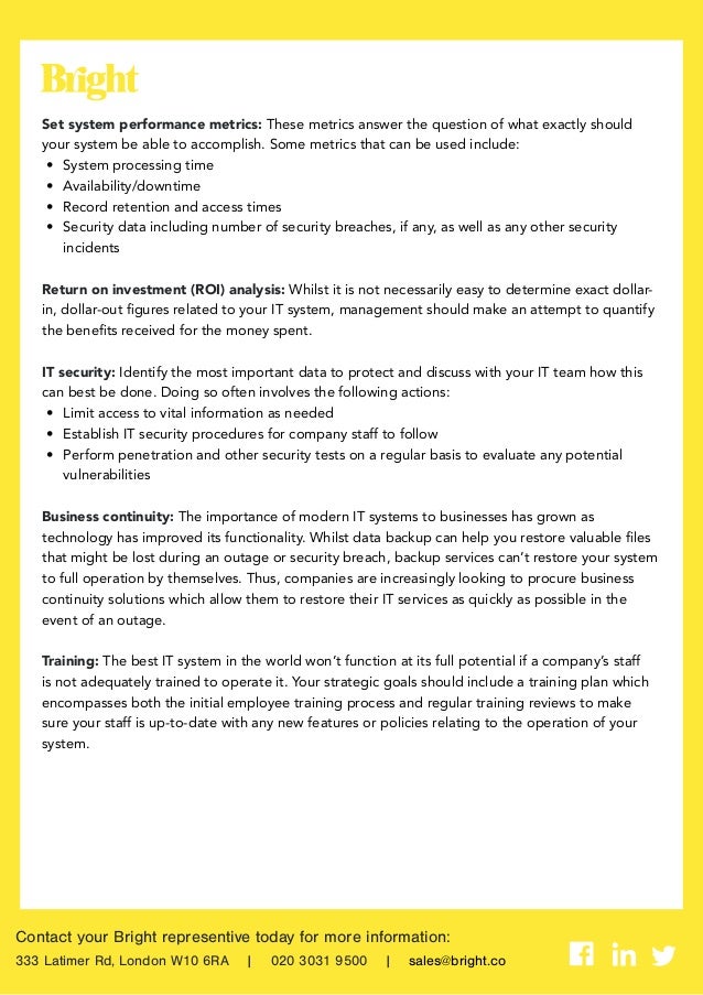 What Role Should Management Play In IT - Executive Summary