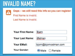 INVALID NAME?
 