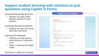 What's New in Copilot for Microsoft 365 August 2024 | PPTX