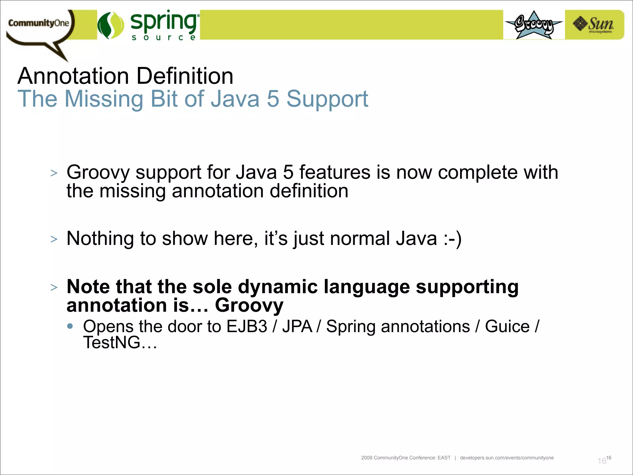 Whats New In Groovy 1.6?