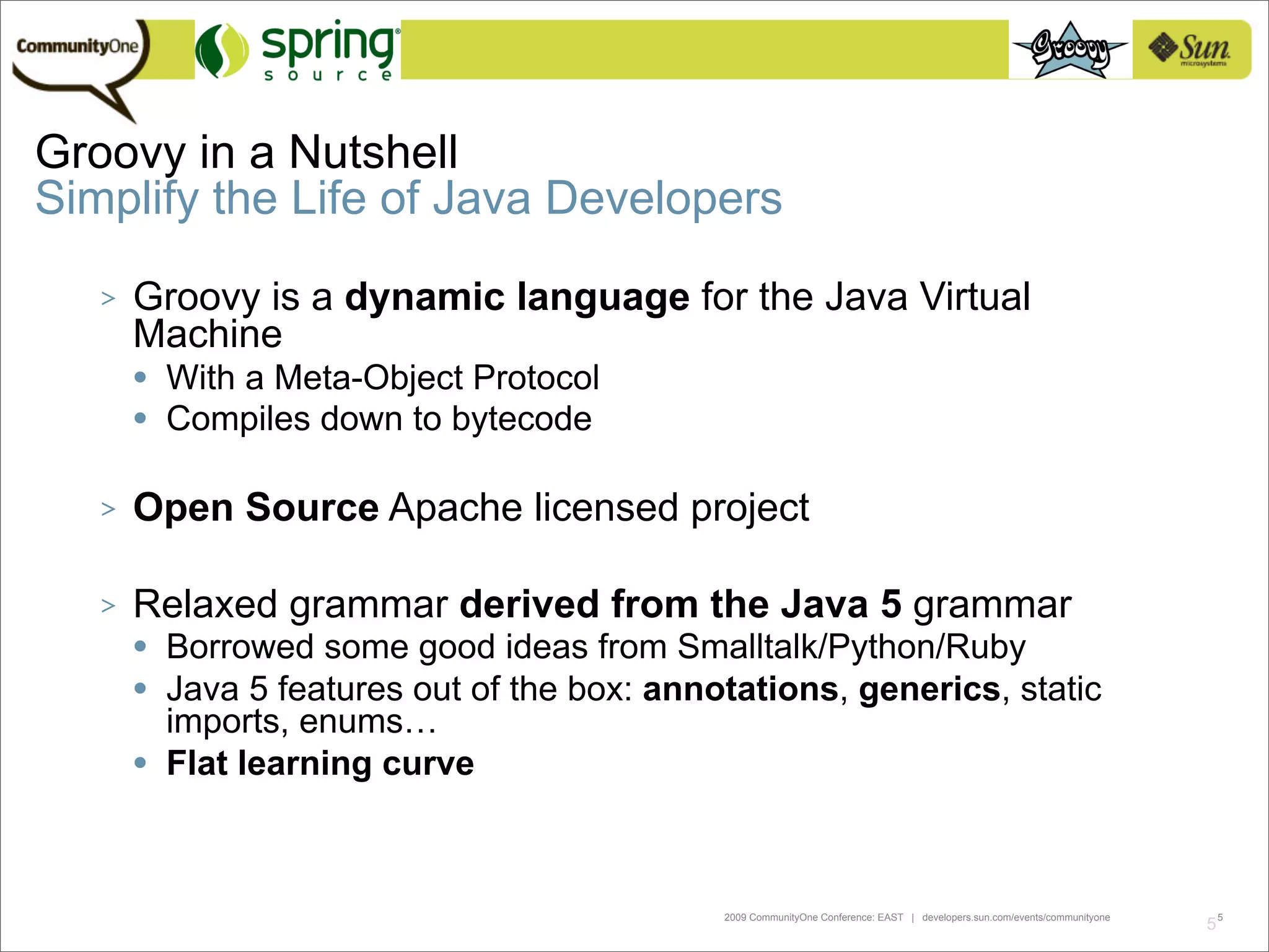 Whats New In Groovy 1.6?