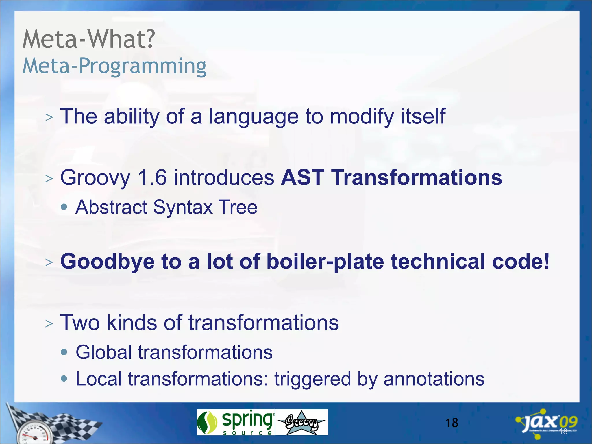 Whats New In Groovy 1.6?