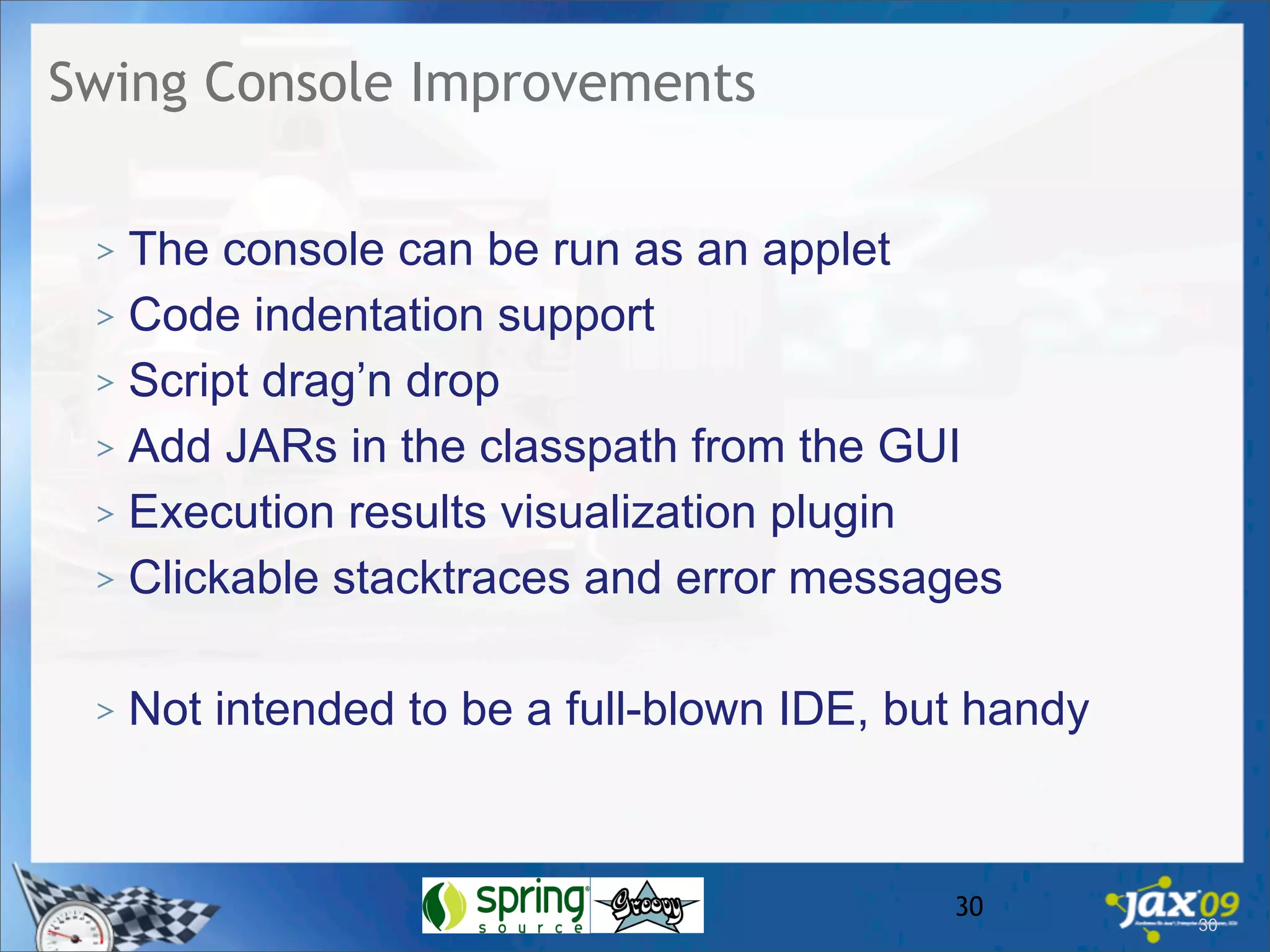 Whats New In Groovy 1.6?