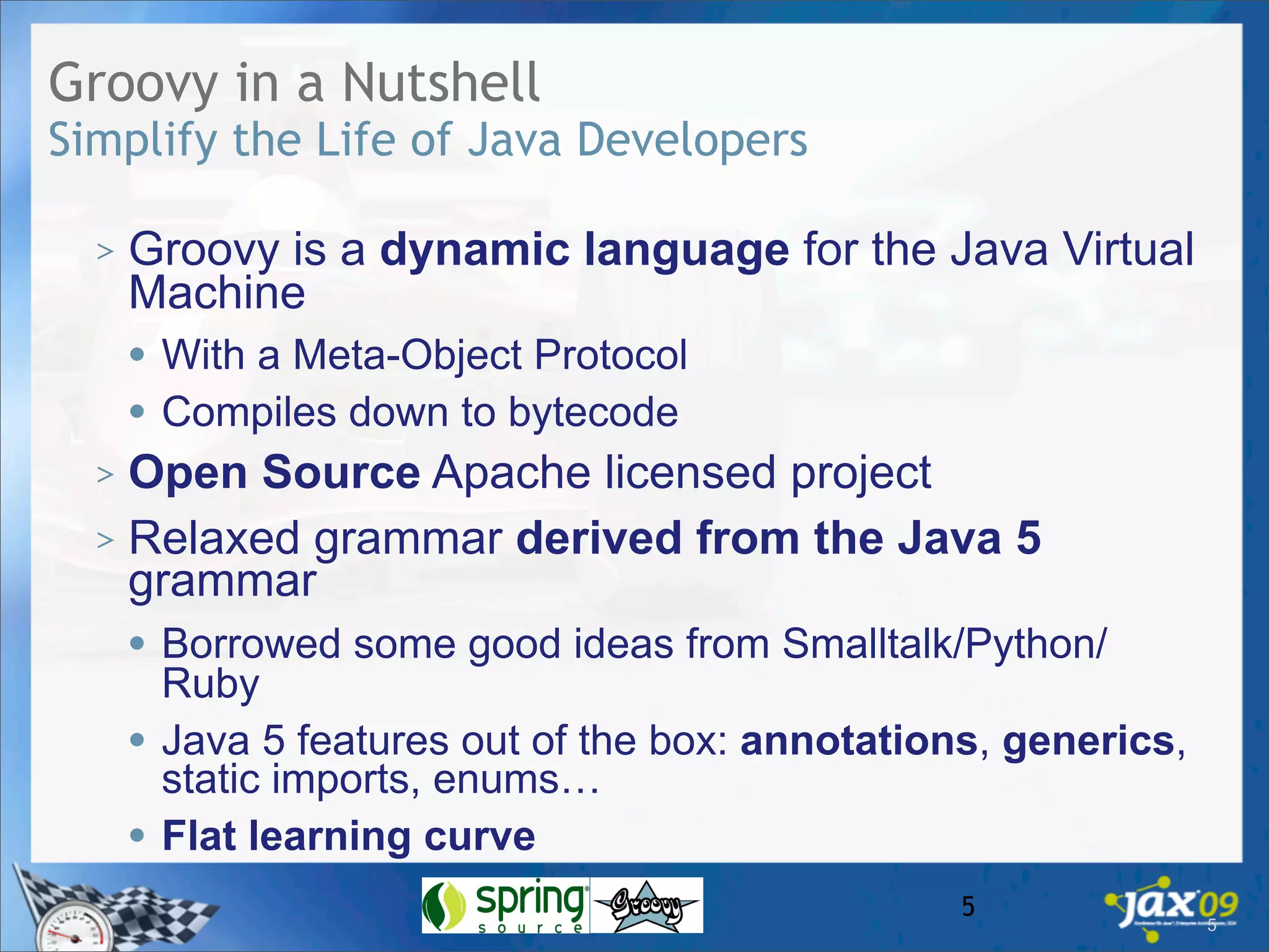Whats New In Groovy 1.6?