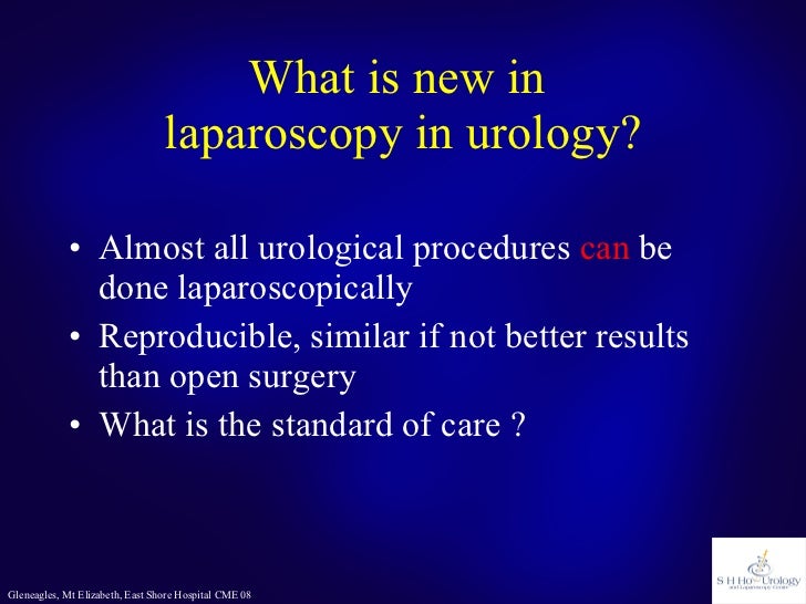 What is New In Minimally Invasive - What Is New In Minimally Invasive Surgery For Urology 29 728 